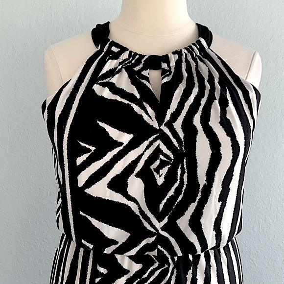 Chico’s Zebra Print Maxi Knit Dress - Picture 6 of 16